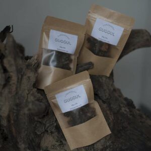 Natural incense Guggul resin India Ayurveda